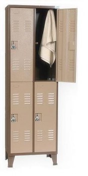 ארון הלבשה דו קומתי 4 תאים